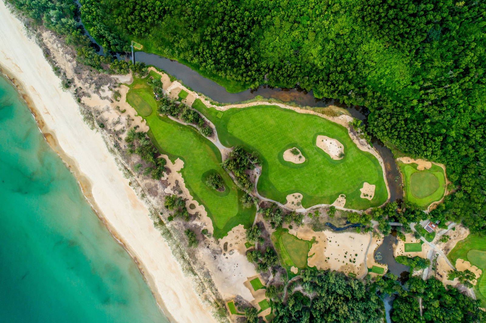Aerial View, Laguna Golf Lang Co, Da Nang / Hoi An, Vietnam