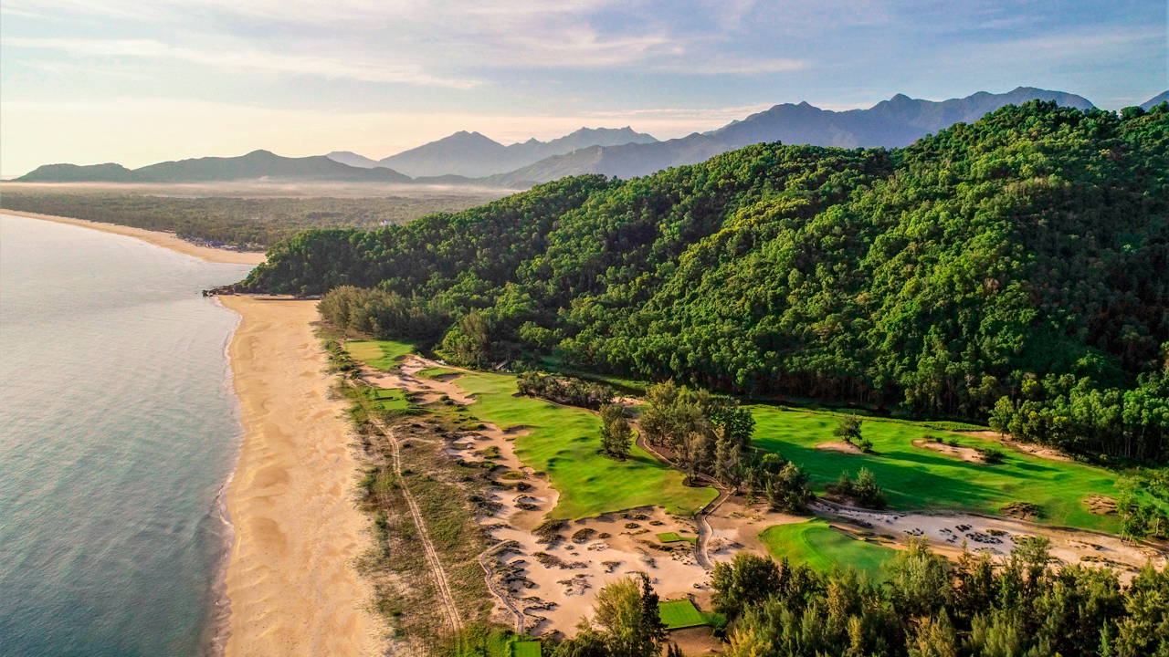Aerial View, Laguna Lang Co Golf Club, Da Nang, Vietnam