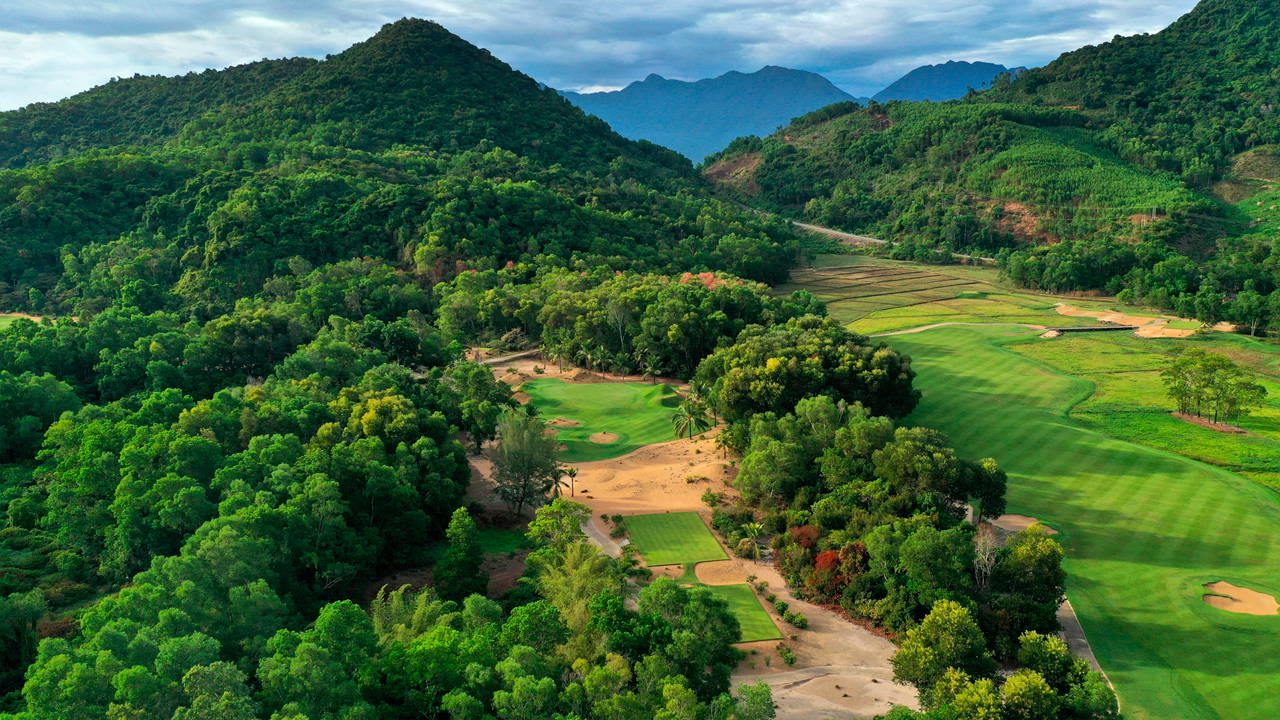 Aerial View, Laguna Lang Co Golf Club, Da Nang, Vietnam