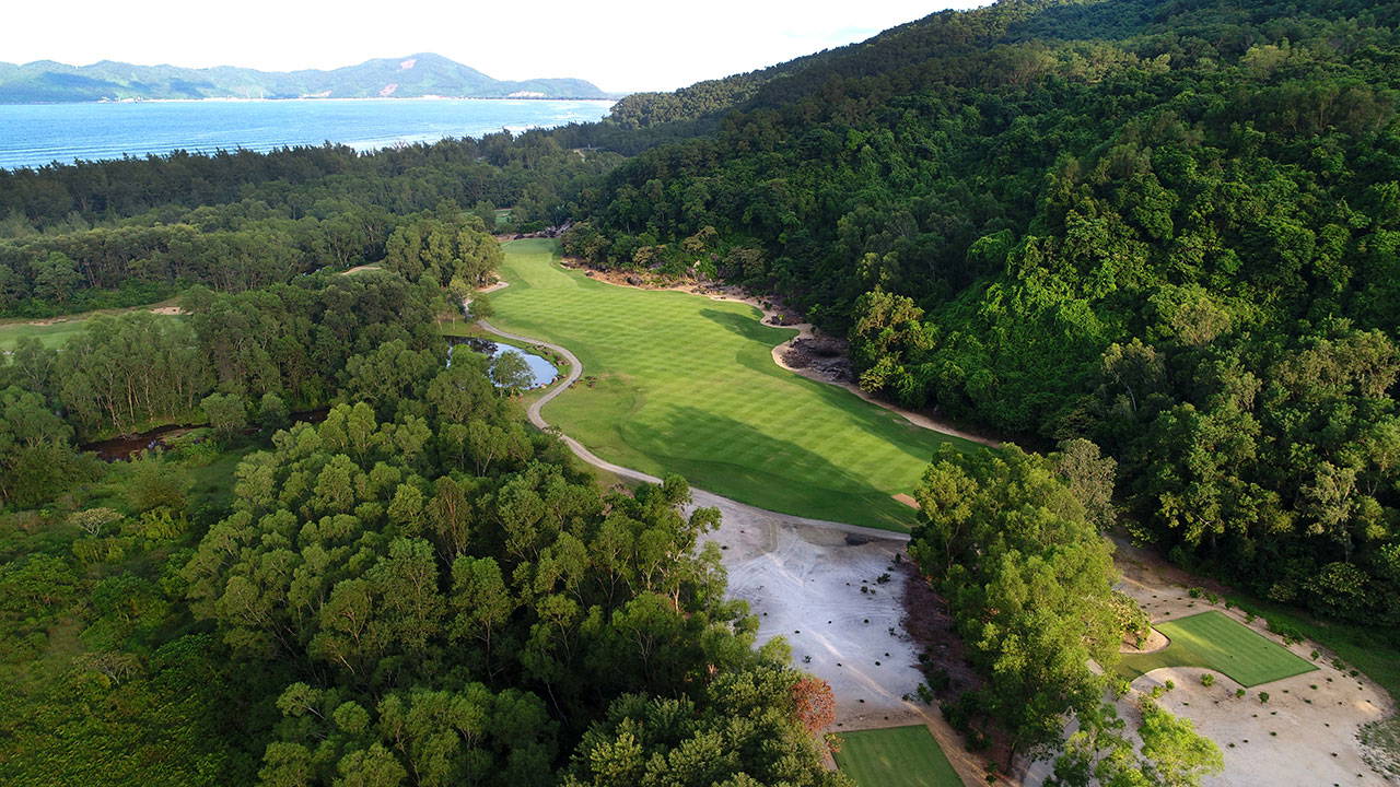 Fairway, Aerial View, Laguna Lang Co Golf Club, Da Nang, Vietnam