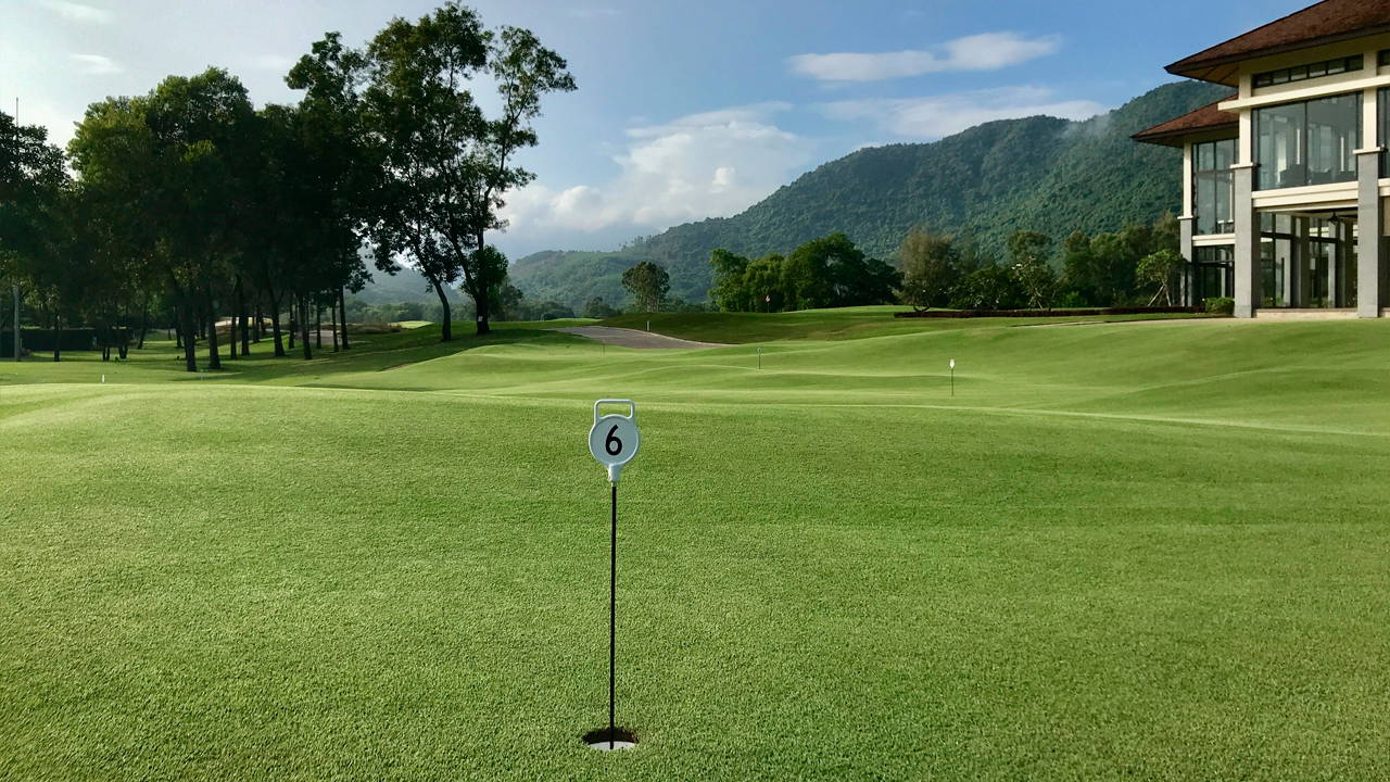 Practice Green, Laguna Lang Co Golf Club, Da Nang, Vietnam