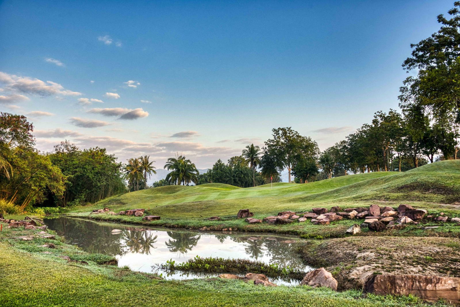 Approach, Fairway, Water Hazard, Lake View Golf Club, Hua Hin, Thailand