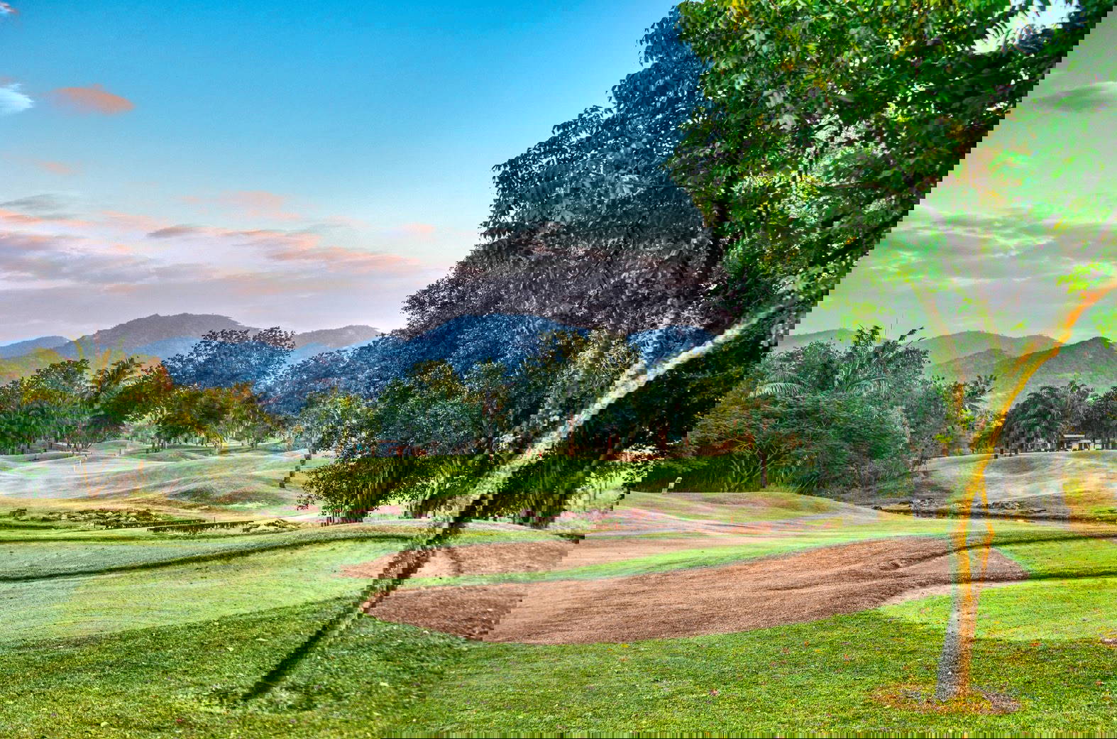 Approach, Fairway, Bunker, Lake View Golf Club, Hua Hin, Thailand