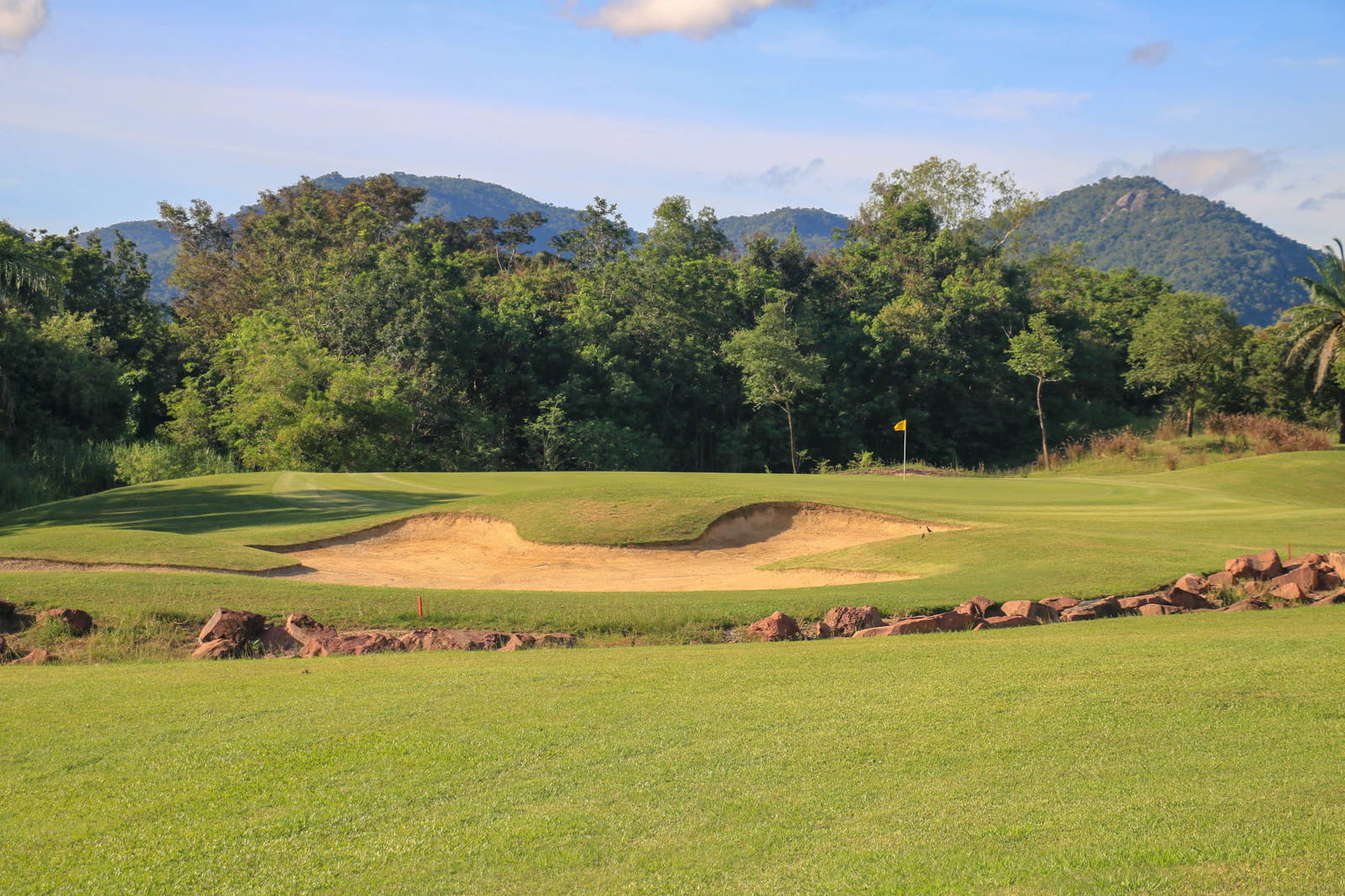 Green, Bunker, Lake View Golf Club, Hua Hin, Thailand