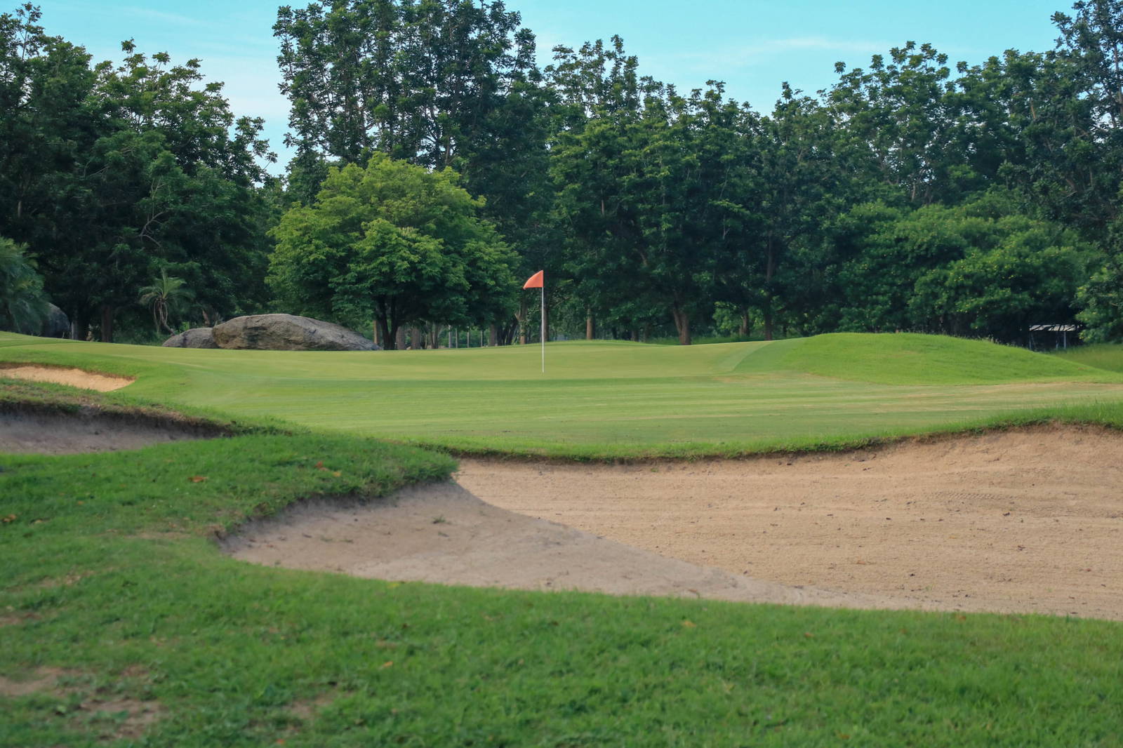 Green, Bunker, Lake View Golf Club, Hua Hin, Thailand