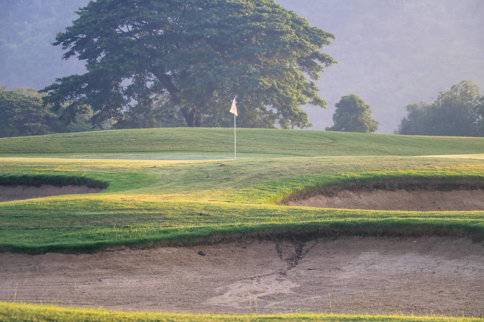 Green, Bunker, Lake View Golf Club, Hua Hin, Thailand