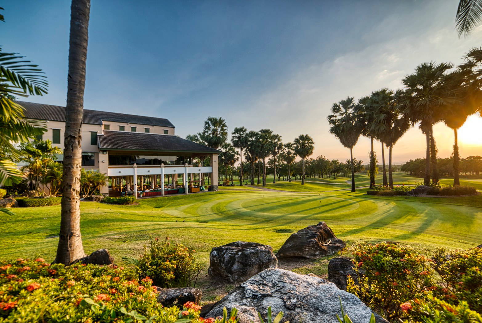 Clubhouse, Practice Green, Lake View Golf Club, Hua Hin, Thailand