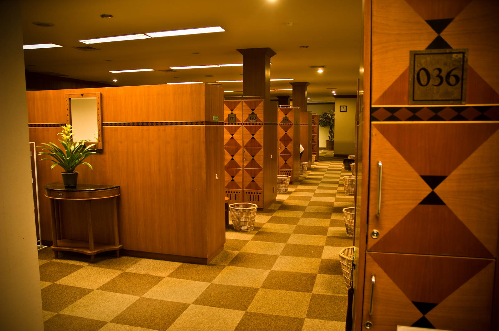 Locker Room, Lakewood Country Club, Bangkok, Thailand