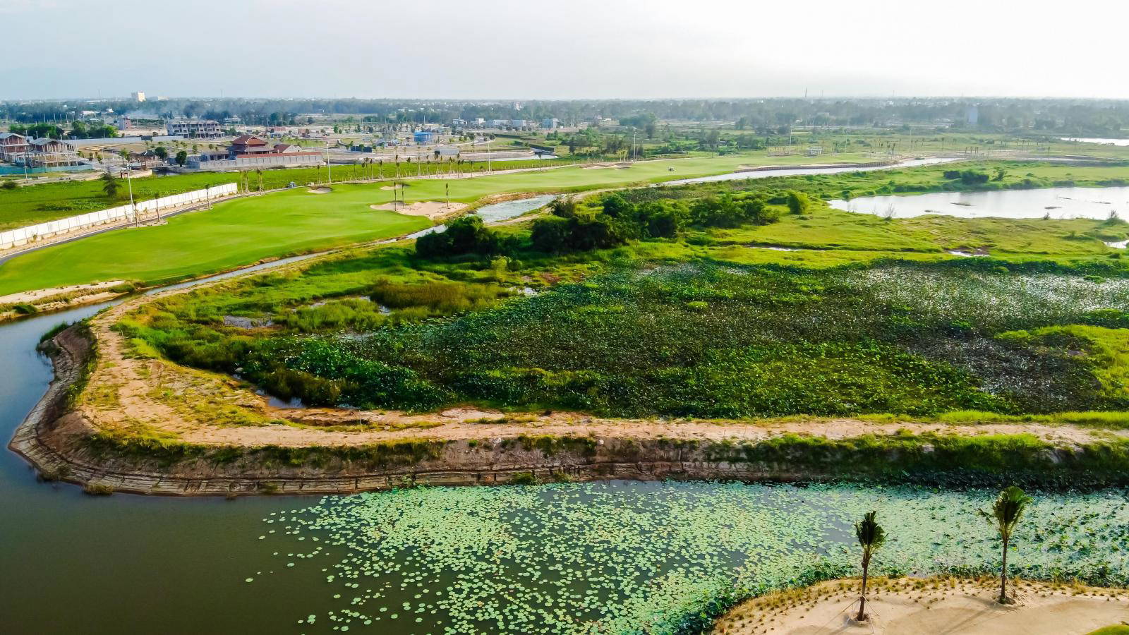 Aerial View, Legend Danang Golf Resort (Nicklaus Course), Da Nang / Hoi An, Vietnam