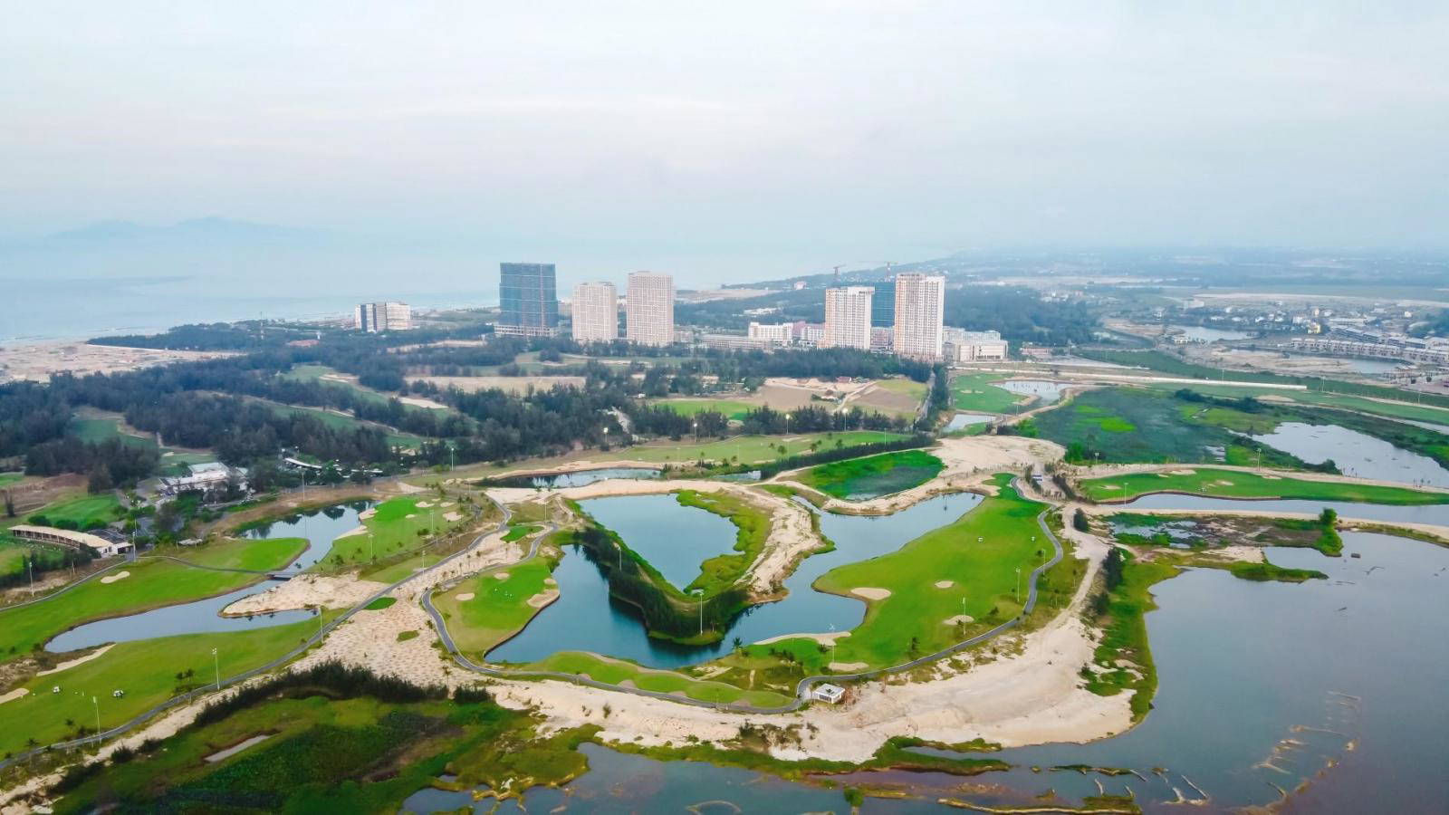 Aerial View, Legend Danang Golf Resort (Nicklaus Course), Da Nang / Hoi An, Vietnam