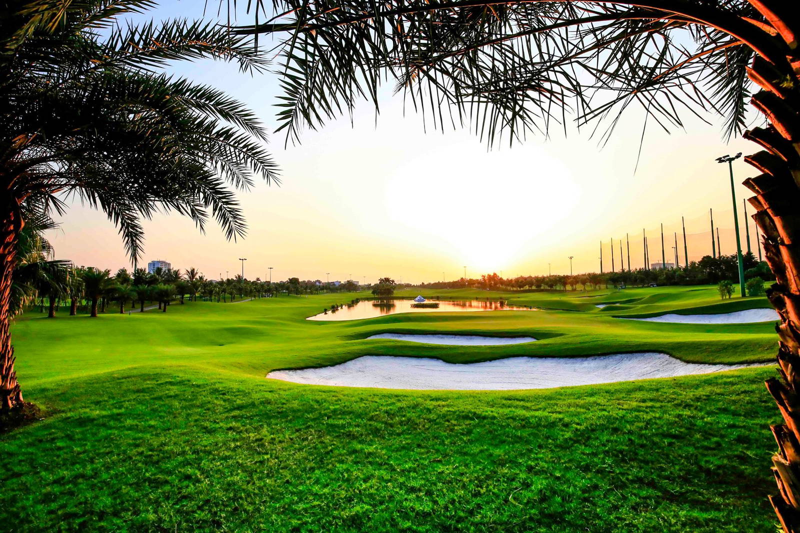 Fairway, Bunker, Long Bien Golf Course, Hanoi, Vietnam
