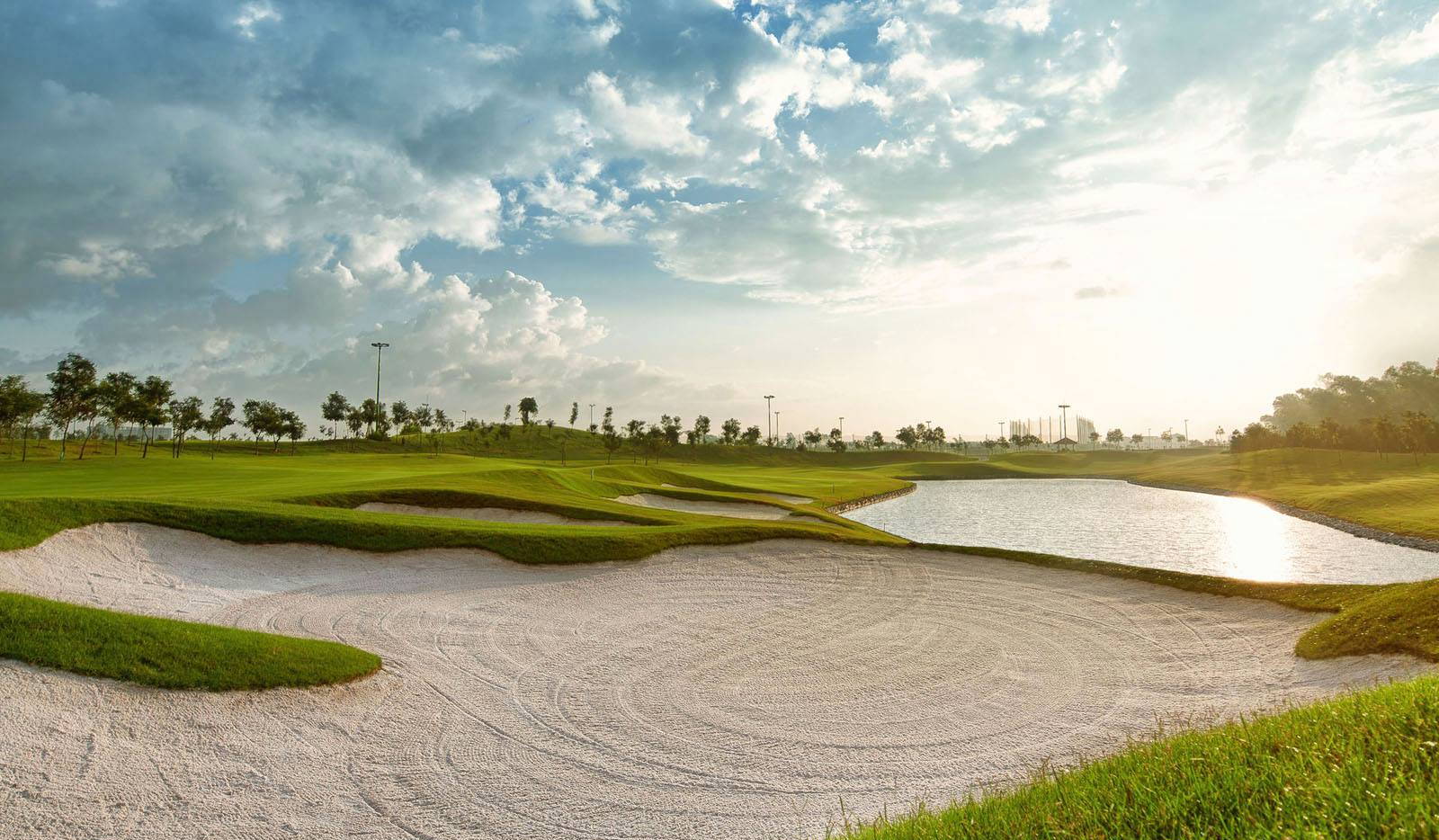Fairway Bunker, Long Bien Golf Course, Hanoi, Vietnam