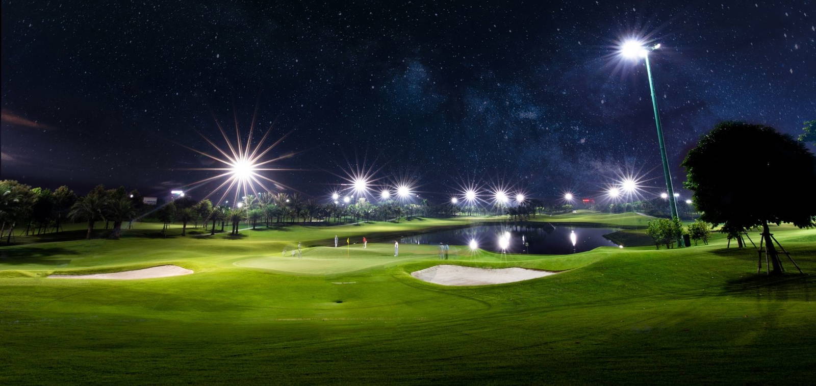Green, Bunker, Long Bien Golf Course, Hanoi, Vietnam