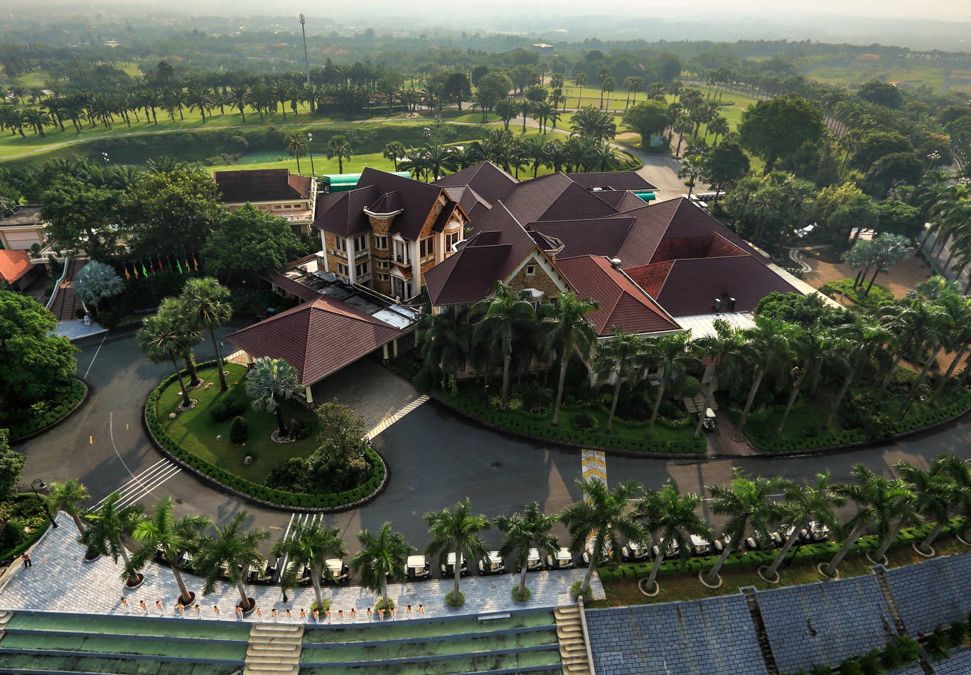 Aerial View, Clubhouse, Long Thanh Golf Club, Ho Chi Minh, Vietnam
