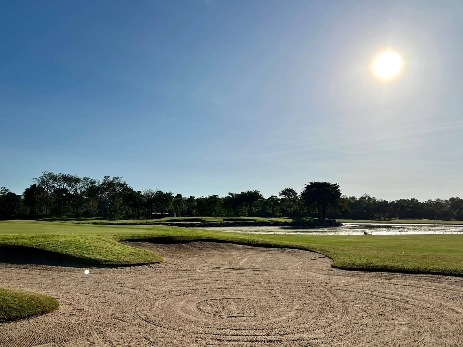 Greenside Bunker, Lotus Valley Golf Club, Bangkok, Thailand