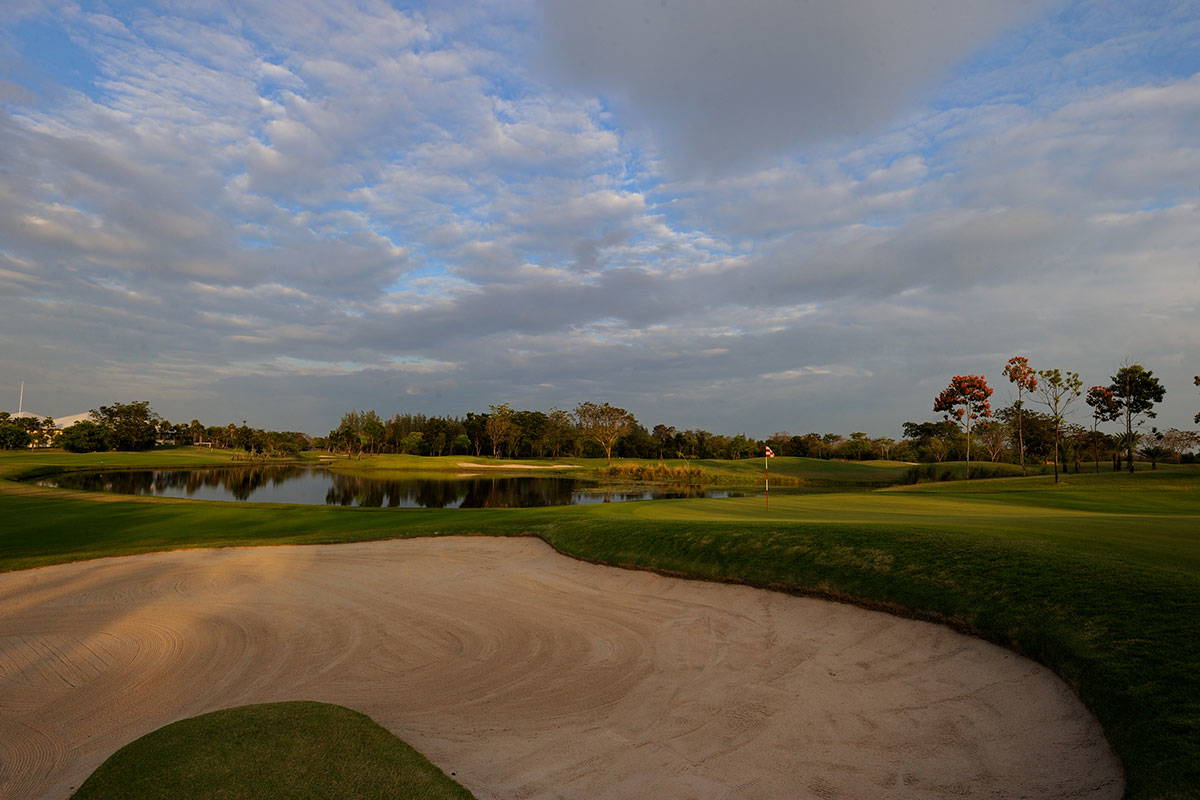 Greenside Bunker, Lotus Valley Golf Club, Bangkok, Thailand