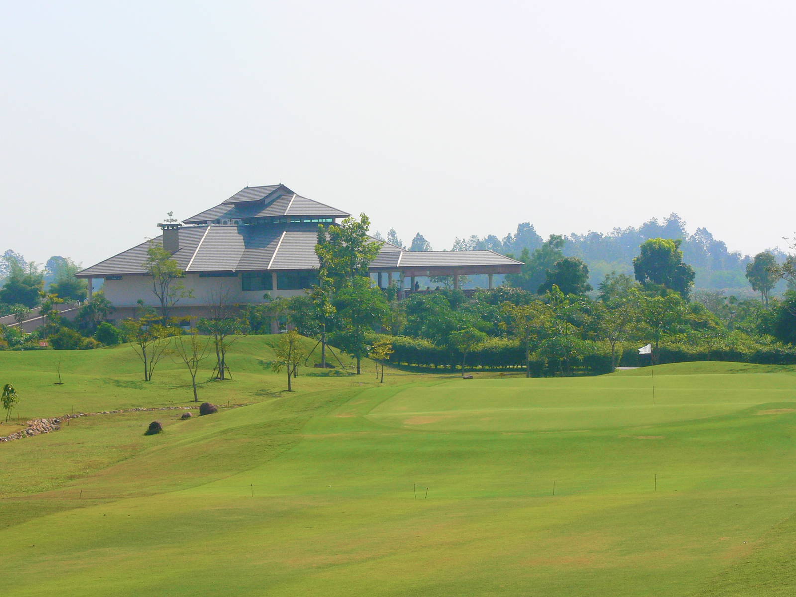 Green, Clubhouse, Approach, Mae Jo Golf Resort & Spa, Chiang Mai, Thailand