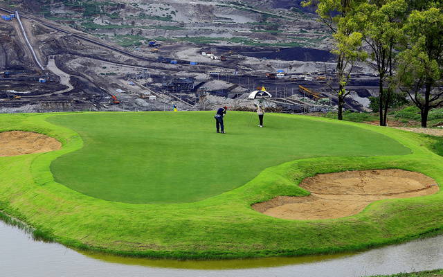 Green, Mae Moh Golf Course, Chiang Mai
