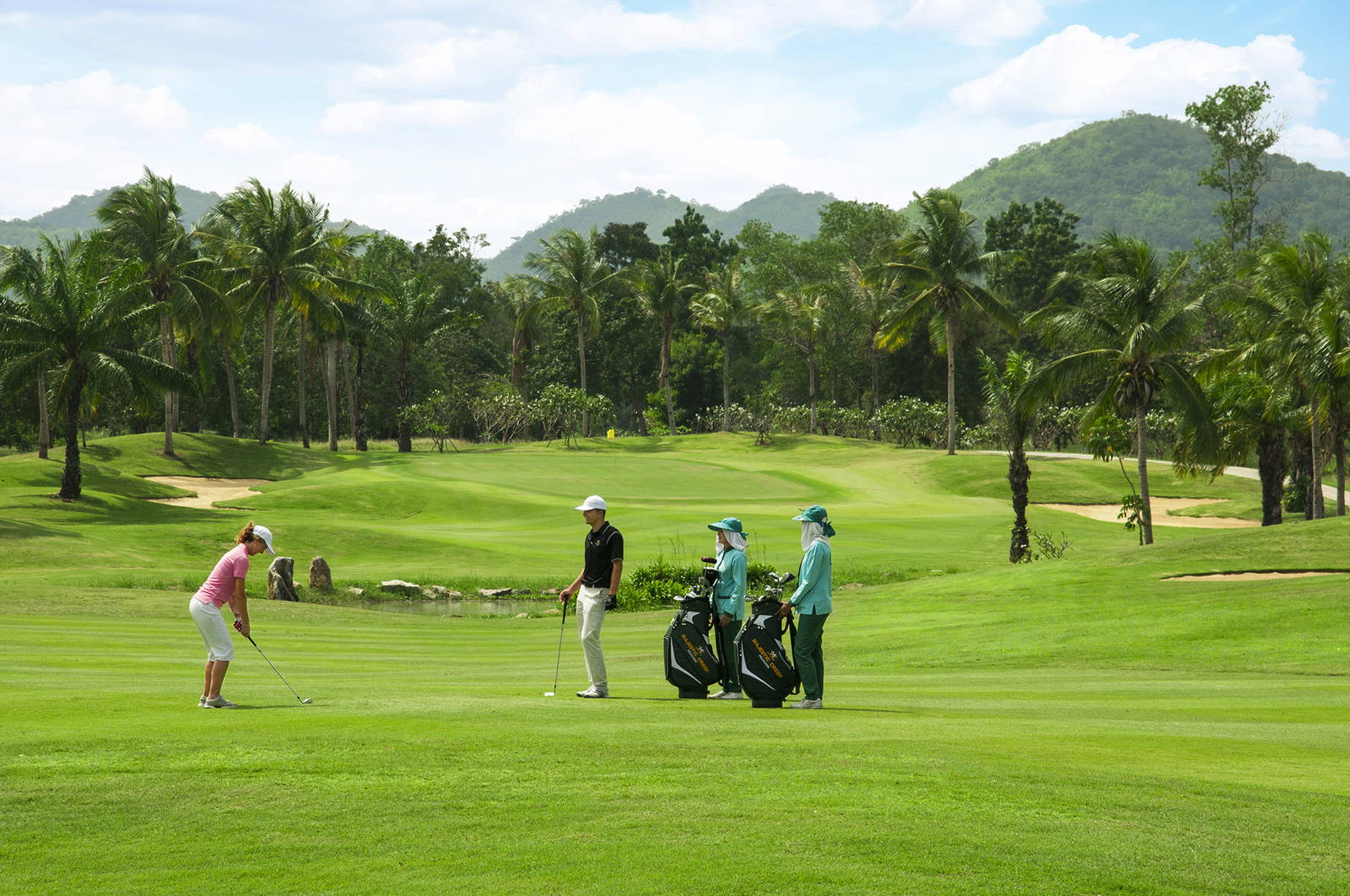 Approach, Majestic Creek Golf Club, Hua Hin, Thailand
