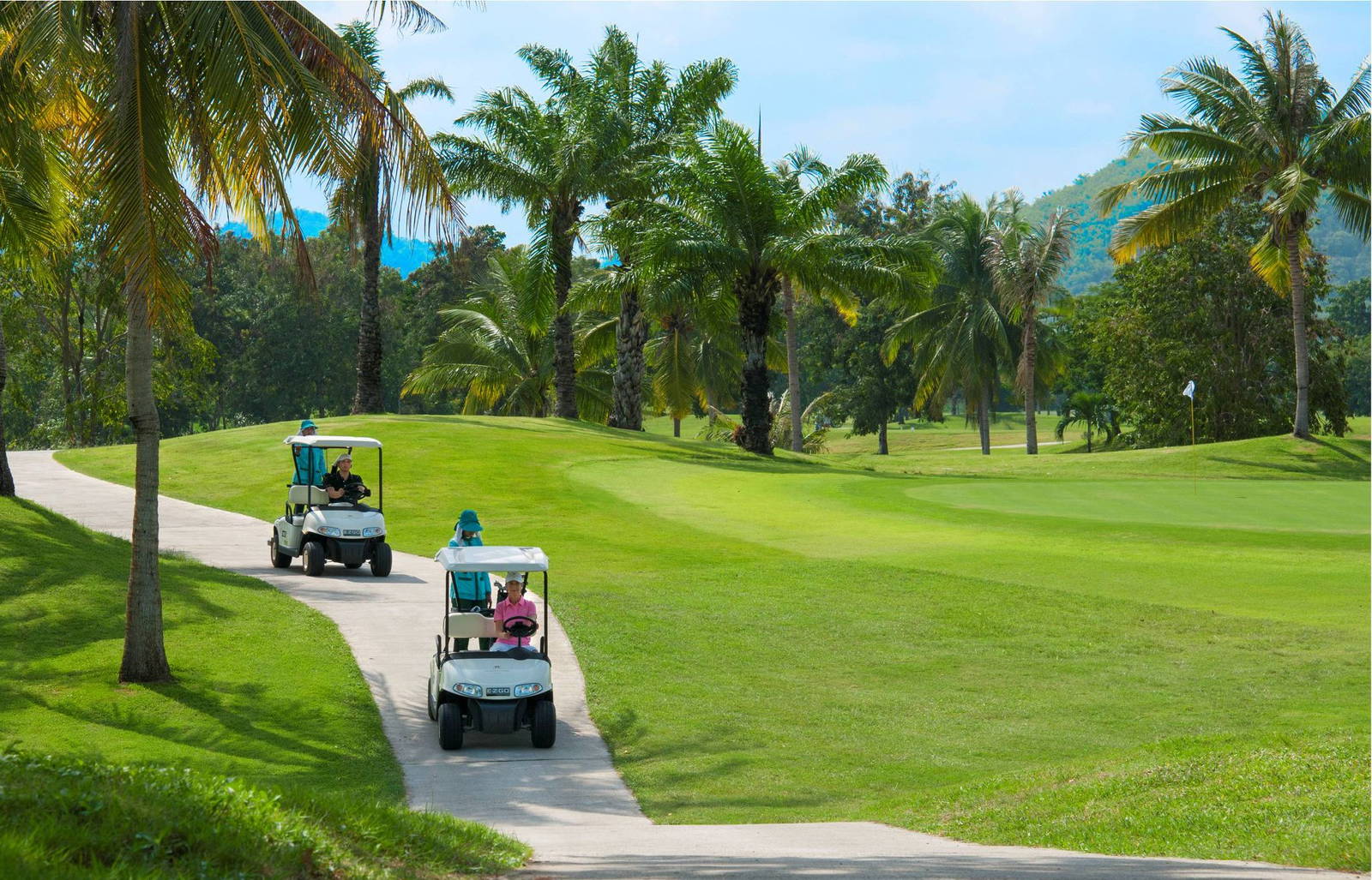 Cart, Green, Majestic Creek Golf Club, Hua Hin, Thailand