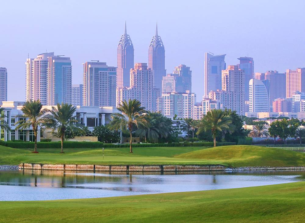 Approach, Montgomerie Golf Club Dubai, Dubai, United Arab Emirates