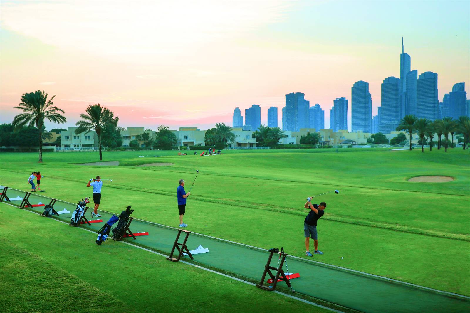 Driving Range, Montgomerie Golf Club Dubai, Dubai, United Arab Emirates