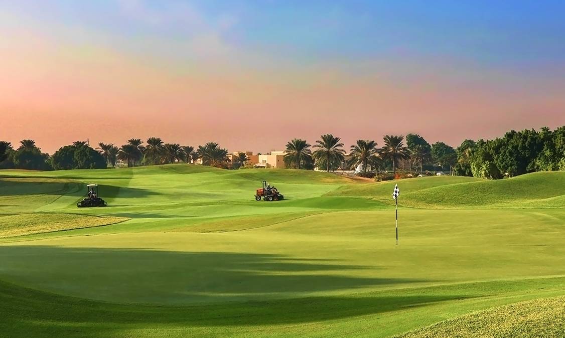 Green, Montgomerie Golf Club Dubai, Dubai, United Arab Emirates