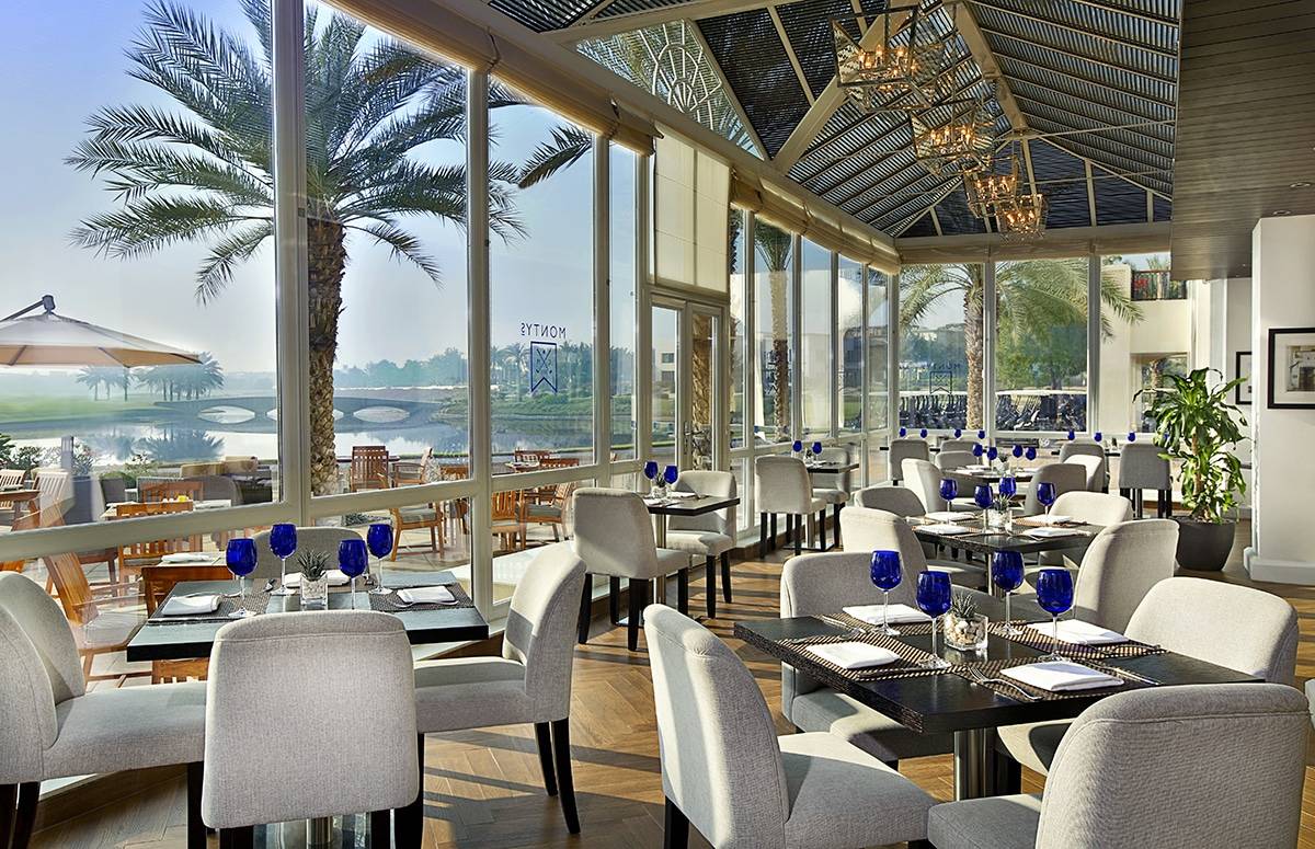Restaurant, Montgomerie Golf Club Dubai, Dubai, United Arab Emirates
