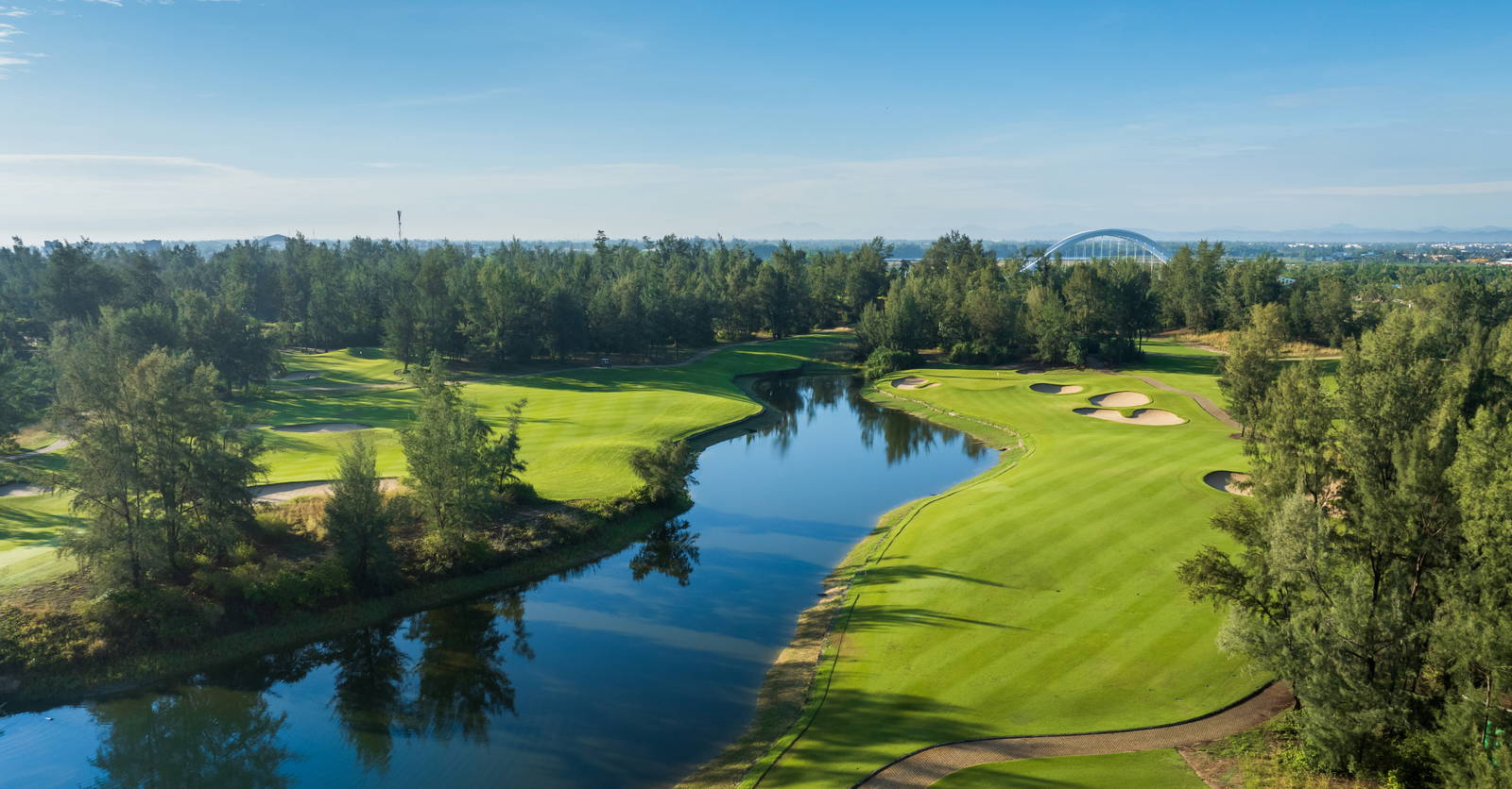 Aerial View, Montgomerie Links Golf Club, Da Nang / Hoi An, Vietnam