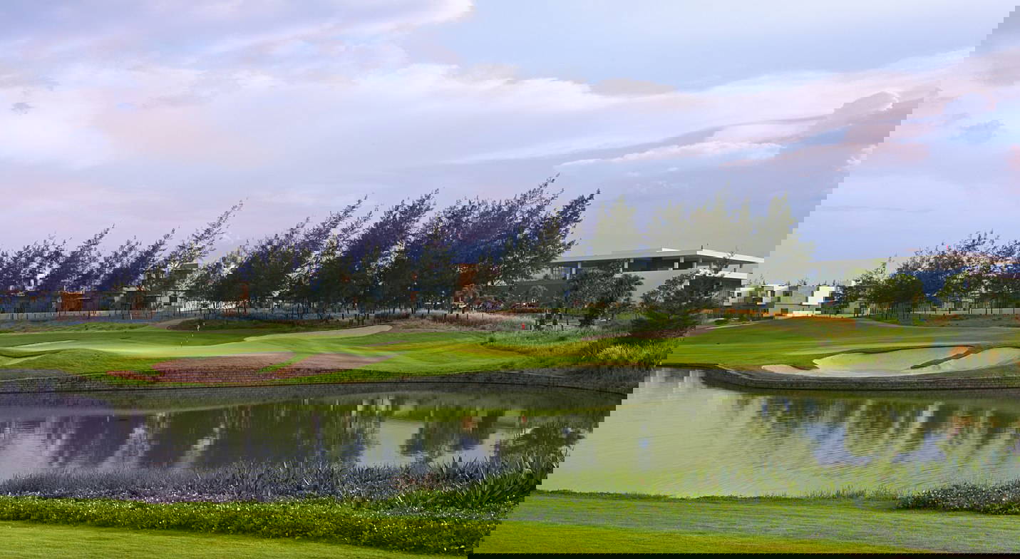Green, Water Hazard, Montgomerie Links, Da Nang, Vietnam