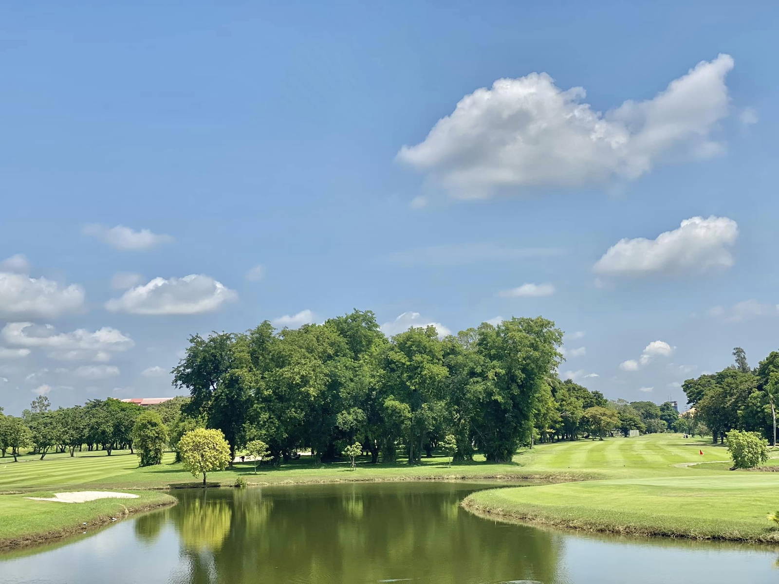 Green, Water Hazard, Muang Ake Golf Course, Bangkok