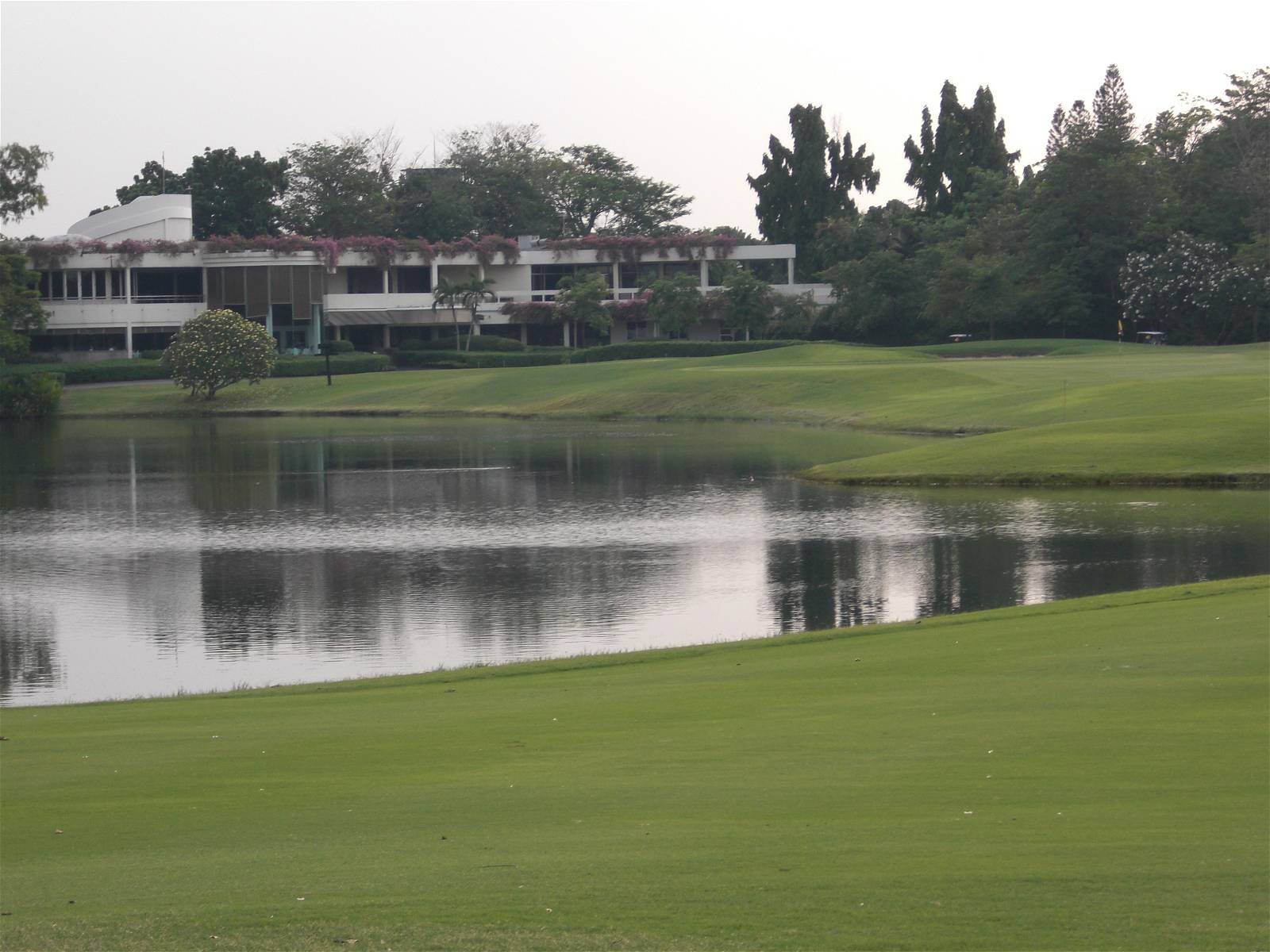 Fairway, Water Hazard, Clubhouse, Navatanee Golf Course, Bangkok, Thailand
