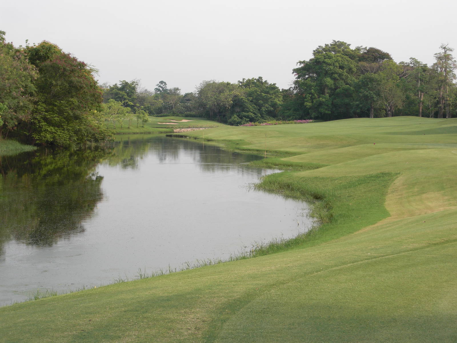 Fairway, Water Hazard, Navatanee Golf Course, Bangkok, Thailand