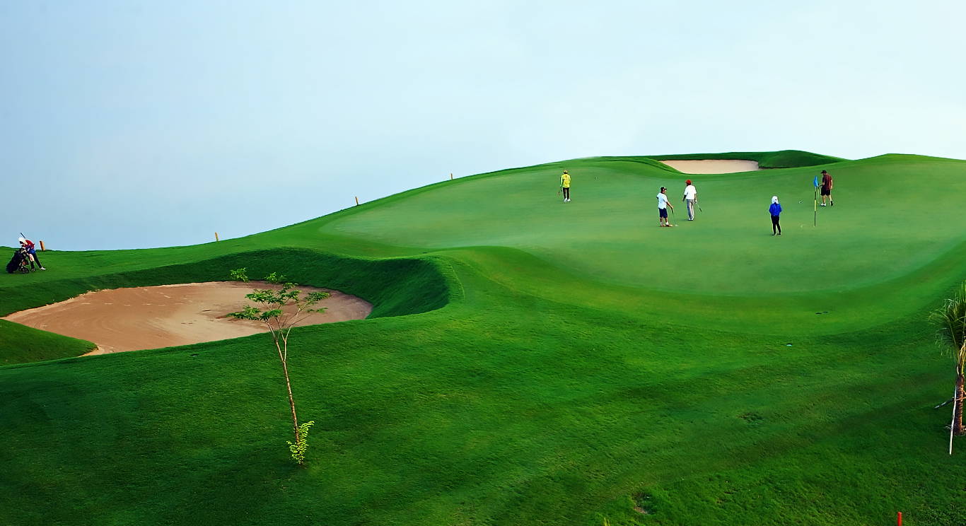 Green, Navatanee Golf Course, Bangkok, Thailand