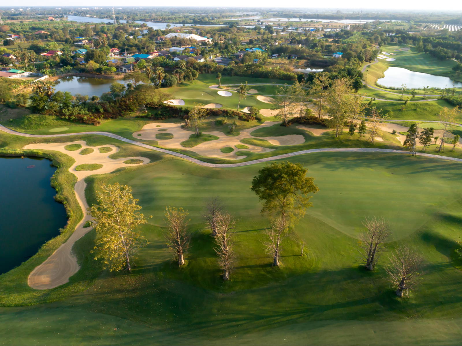 Aerial View, Nikanti Golf Club, Bangkok, Thailand