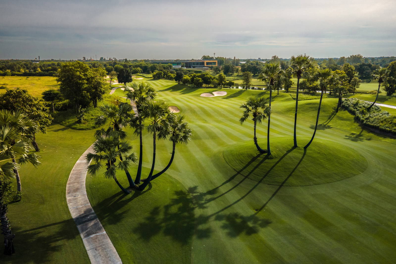 Aerial View, Fairway, Nikanti Golf Club, Bangkok, Thailand