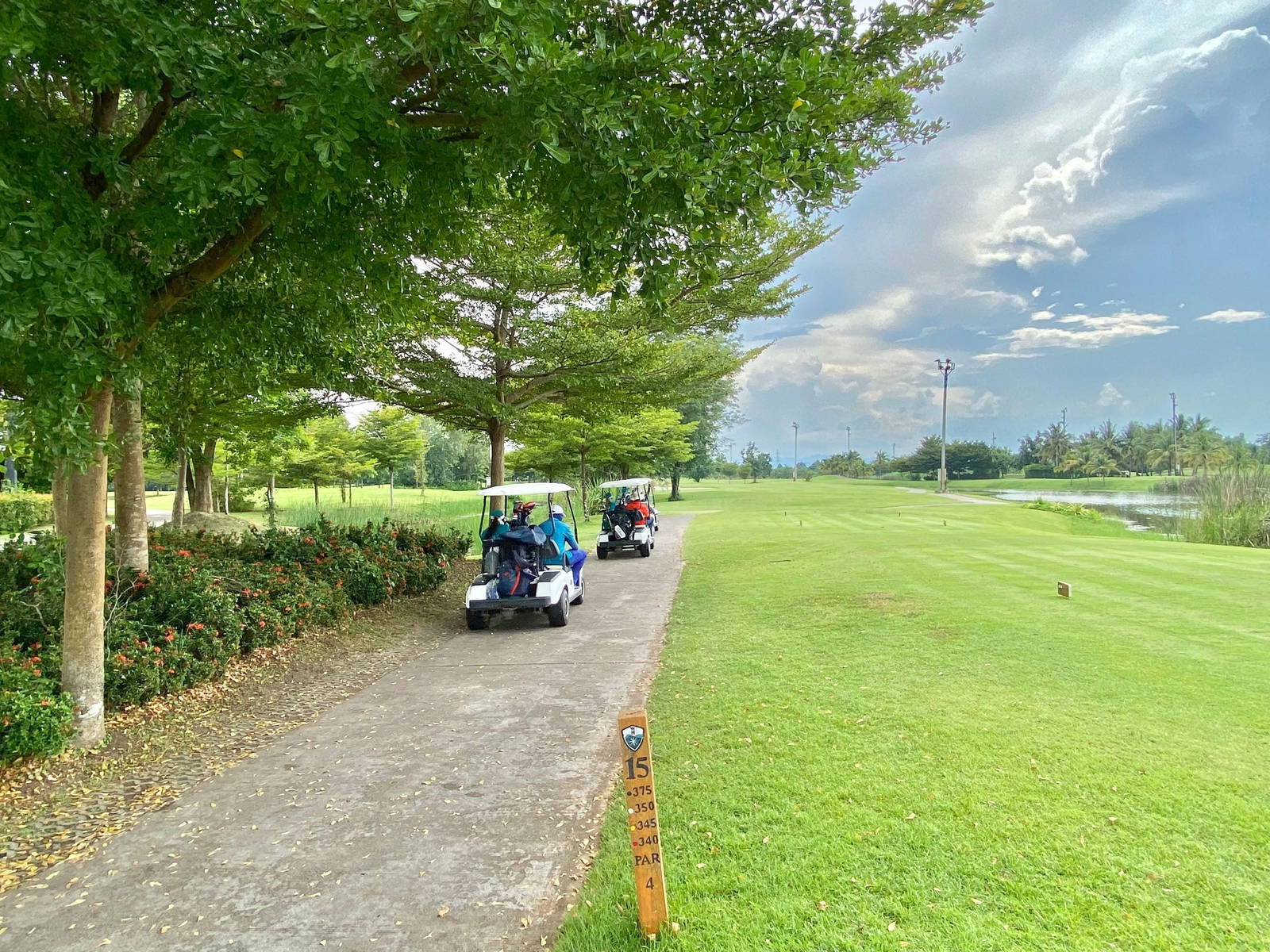 Tee Box, Cart, North Hill Golf Club Chiang Mai, Chiang Mai, Thailand