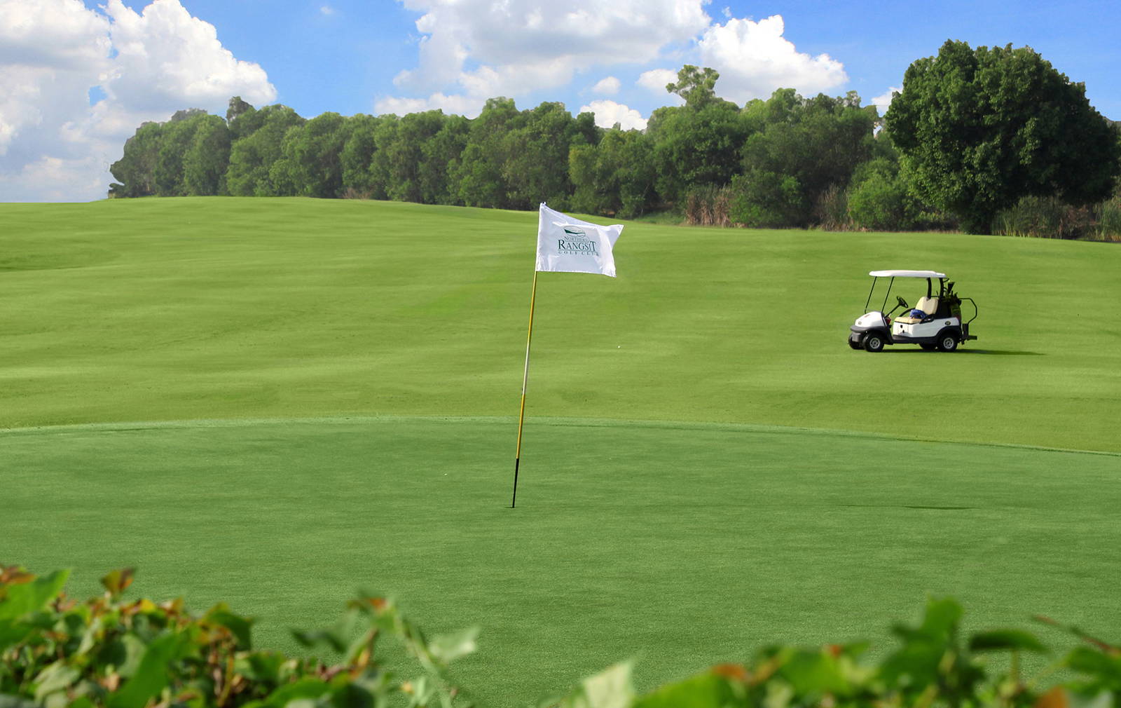 Green, Cart, Northern Rangsit Golf Club, Bangkok, Thailand