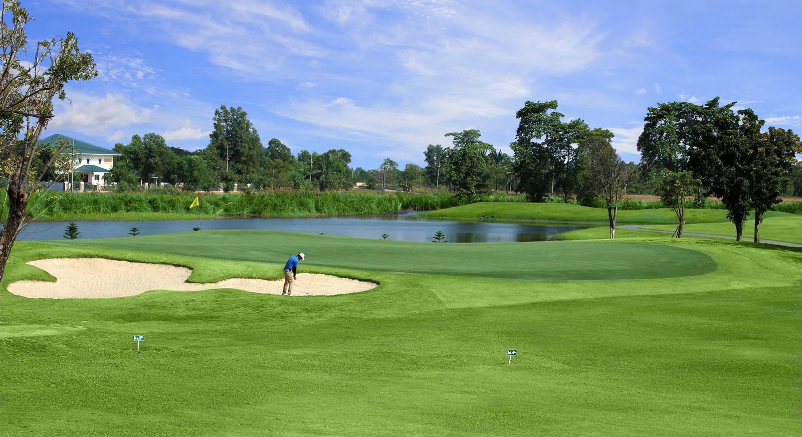 Greenside Bunker, Northern Rangsit Golf Club, Bangkok, Thailand