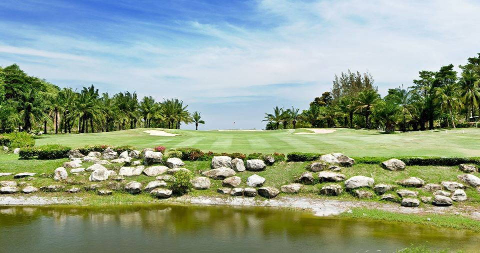 Fairway, Water Hazard, Palm Hills Golf Club, Hua Hin, Thailand