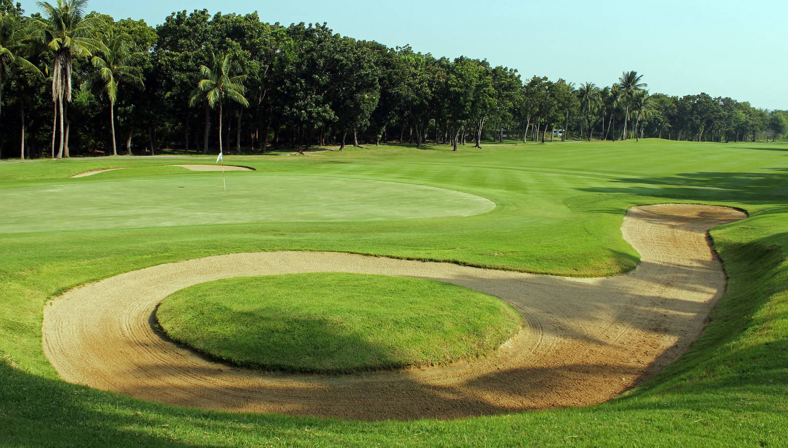Green, Bunker, Palm Hills Golf Club, Hua Hin, Thailand