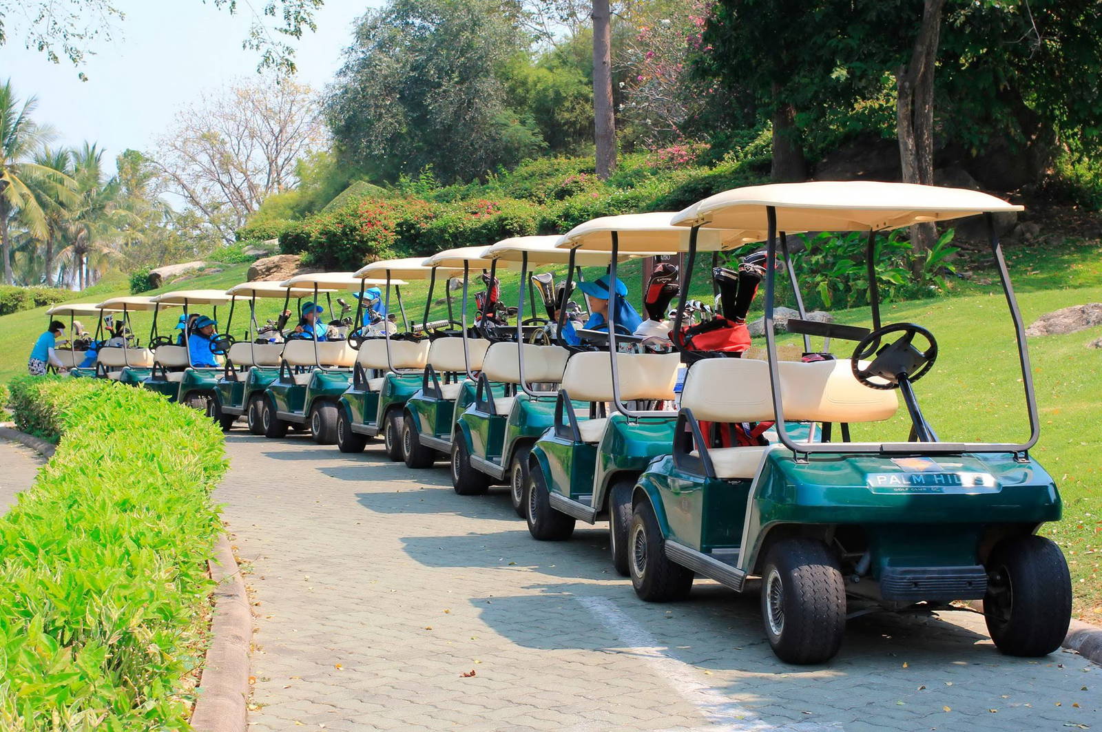 Cart, Palm Hills Golf Club, Hua Hin, Thailand