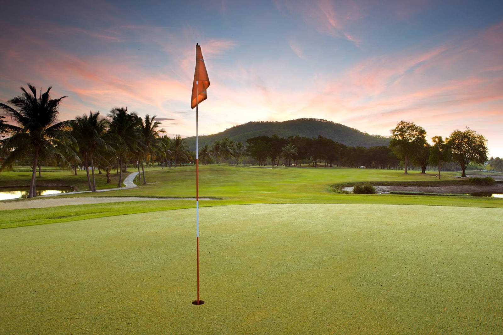 Green, Palm Hills Golf Club, Hua Hin, Thailand