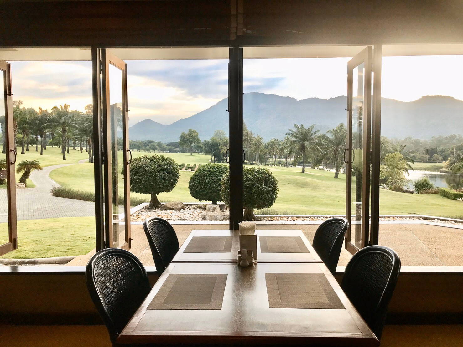 Restaurant, Palm Hills Golf Club, Hua Hin, Thailand