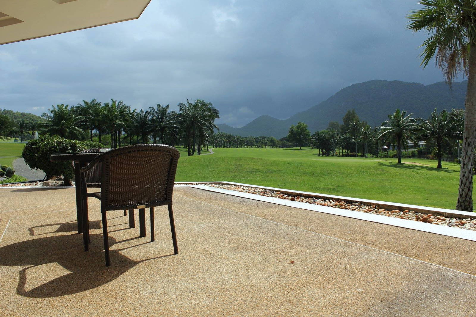 Terrace, Palm Hills Golf Club, Hua Hin, Thailand