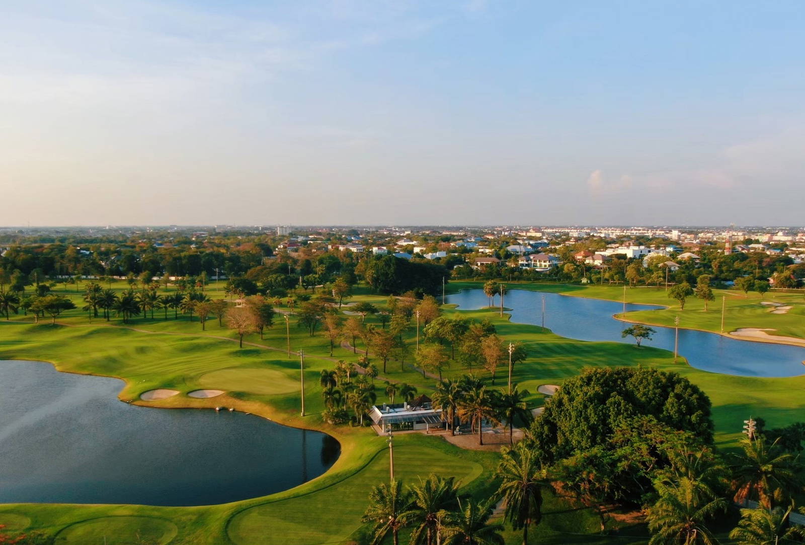 Aerial View, Panya Indra Golf Course, Bangkok, Thailand