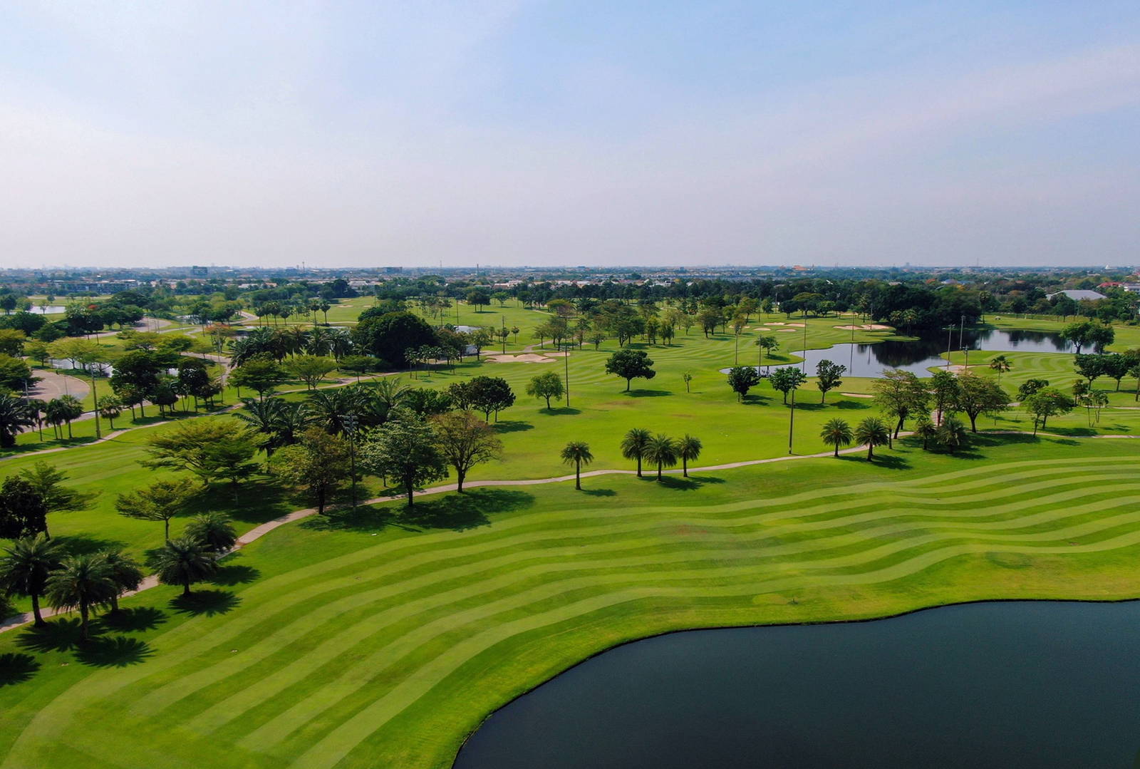 Fairway, Water Hazard, Panya Indra Golf Course, Bangkok, Thailand