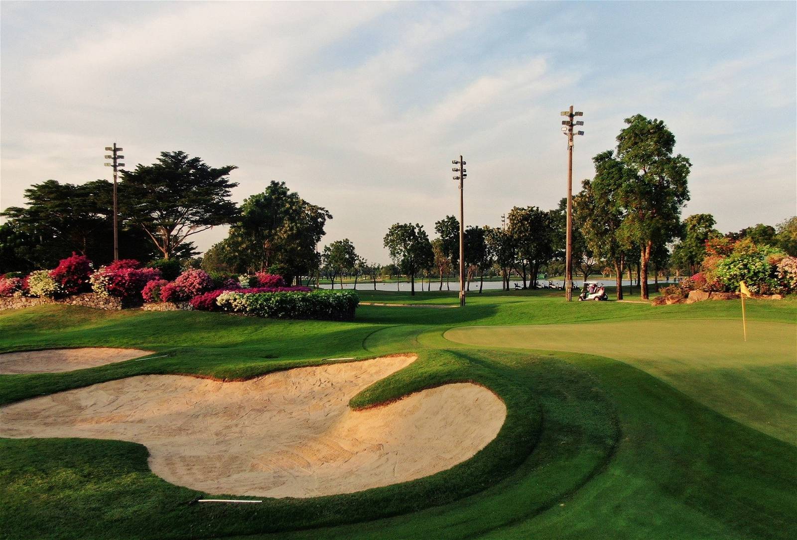 Green, Bunker, Panya Indra Golf Course, Bangkok, Thailand