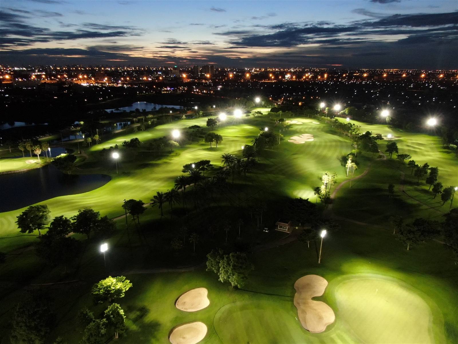 Aerial View, Panya Indra Golf Course, Bangkok, Thailand