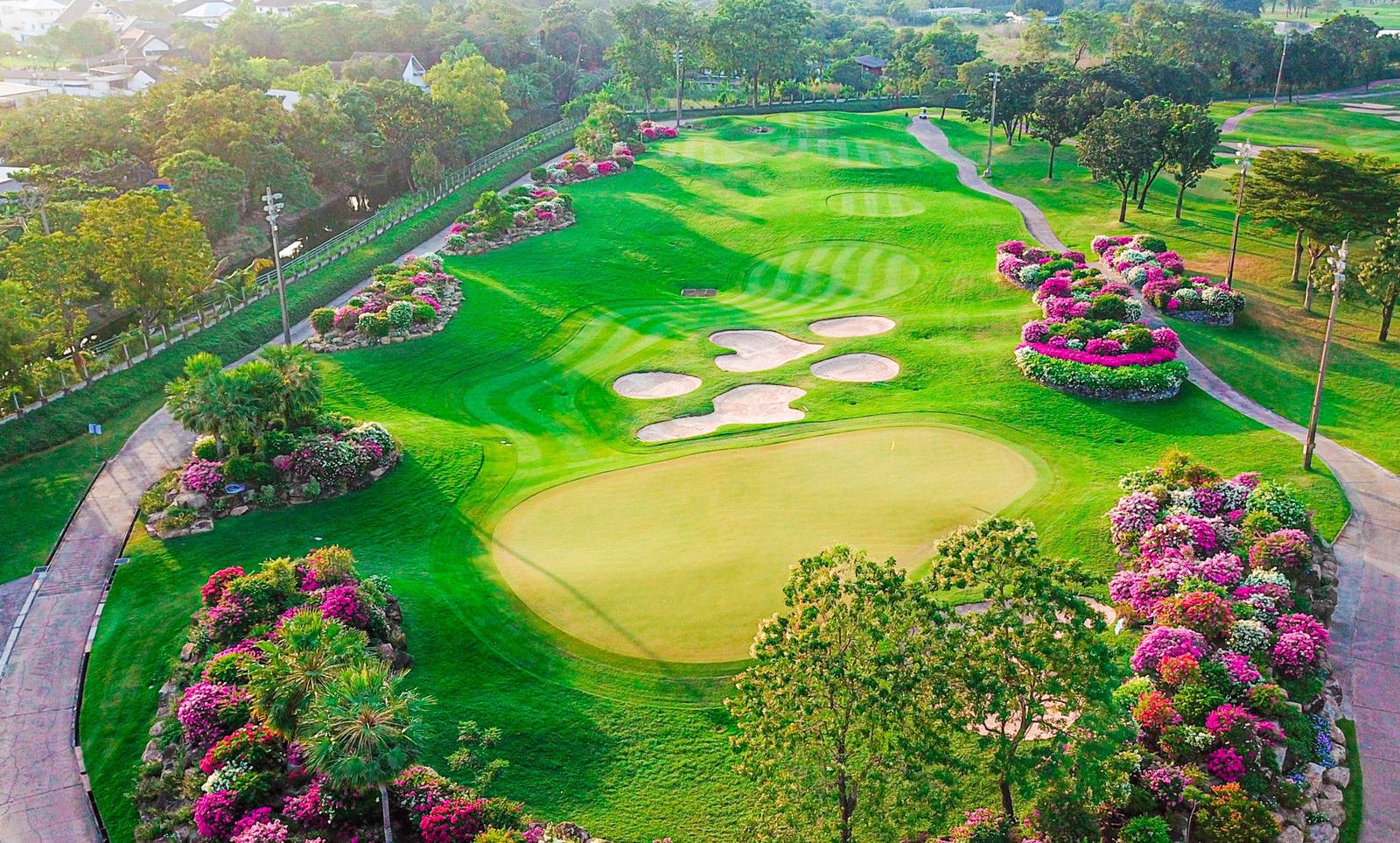 Green, Bunker, Panya Indra Golf Course, Bangkok, Thailand